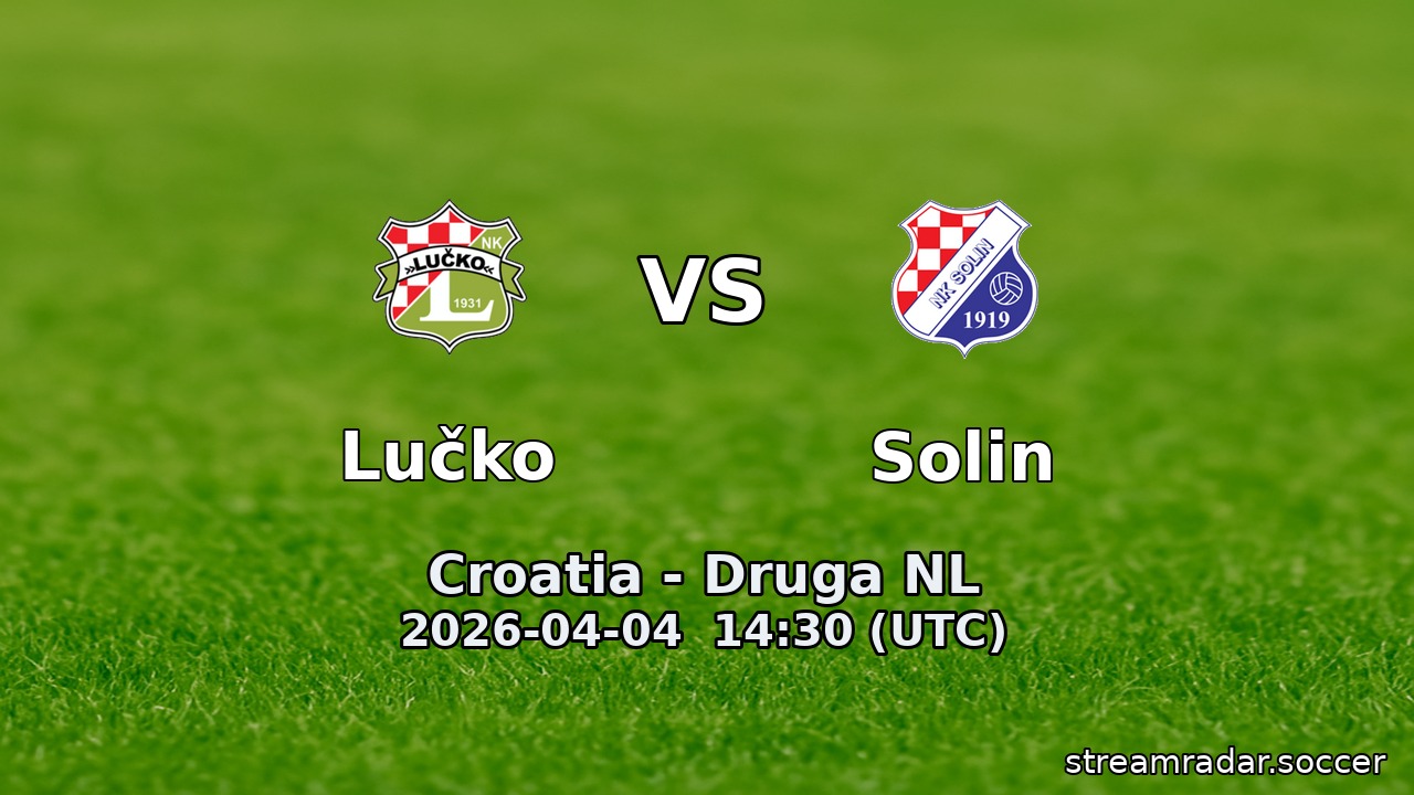 Lučko vs Solin