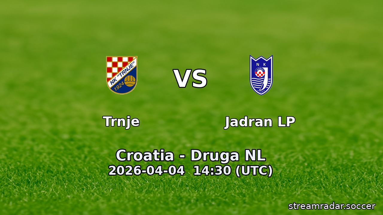 Trnje vs Jadran LP
