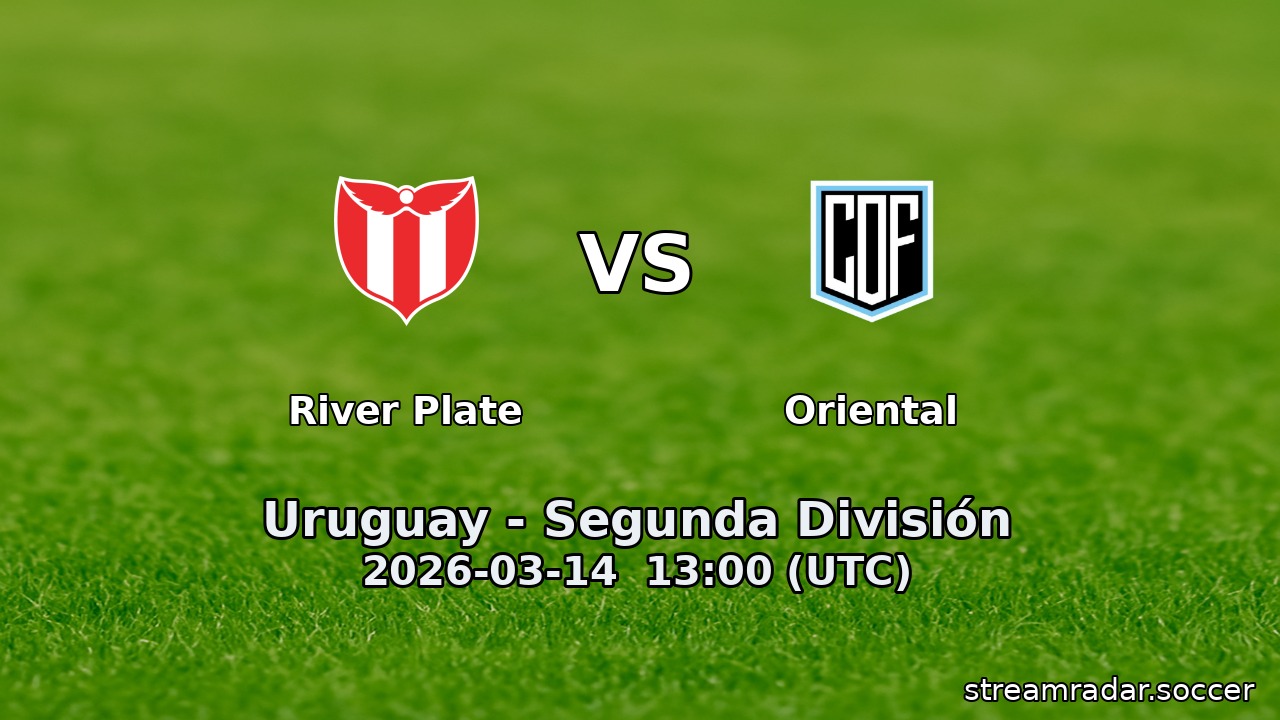 River Plate vs Oriental