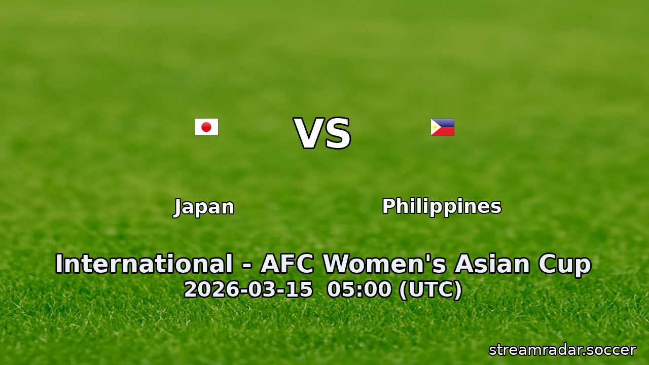 Japan vs Philippines