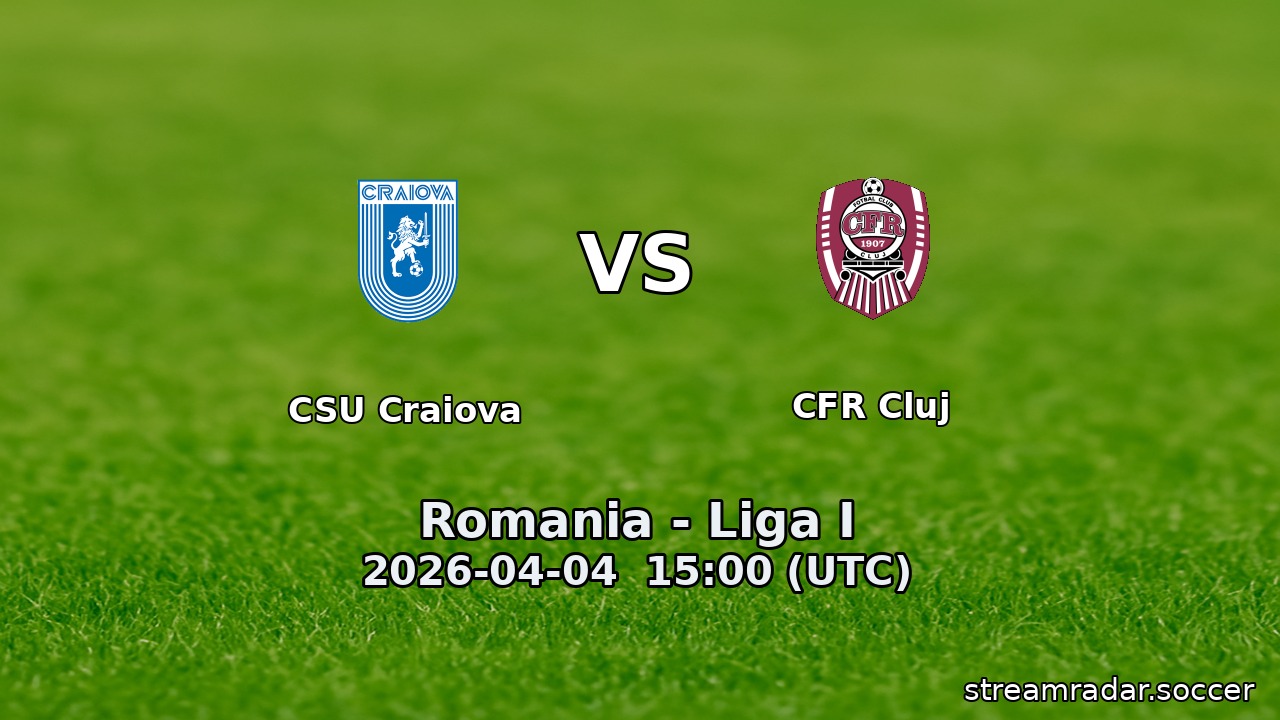 CSU Craiova vs CFR Cluj