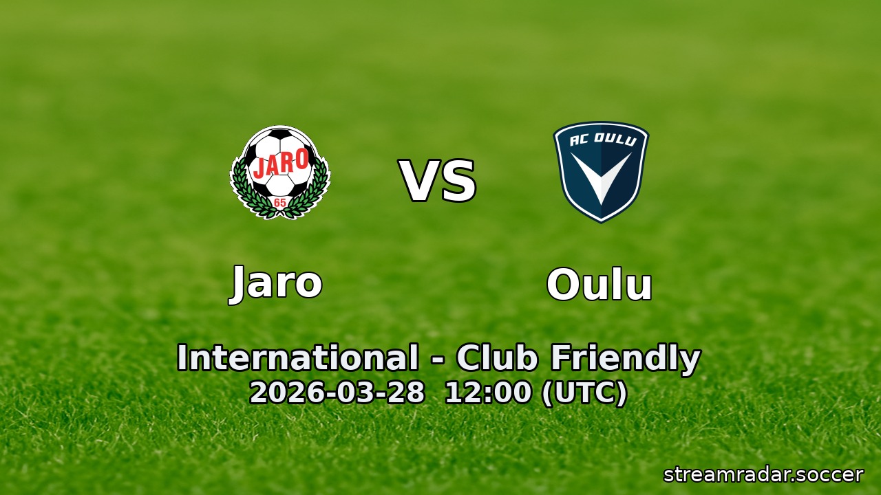Jaro vs Oulu