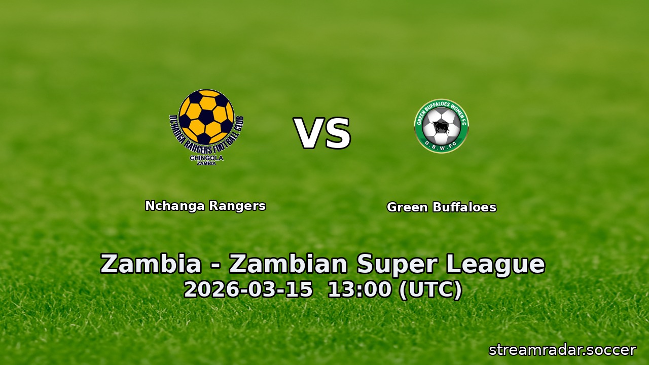Nchanga Rangers vs Green Buffaloes