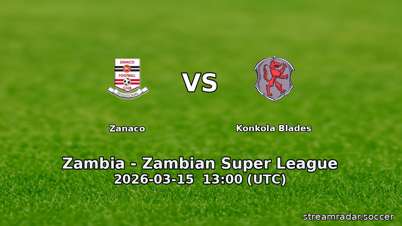 Zanaco vs Konkola Blades