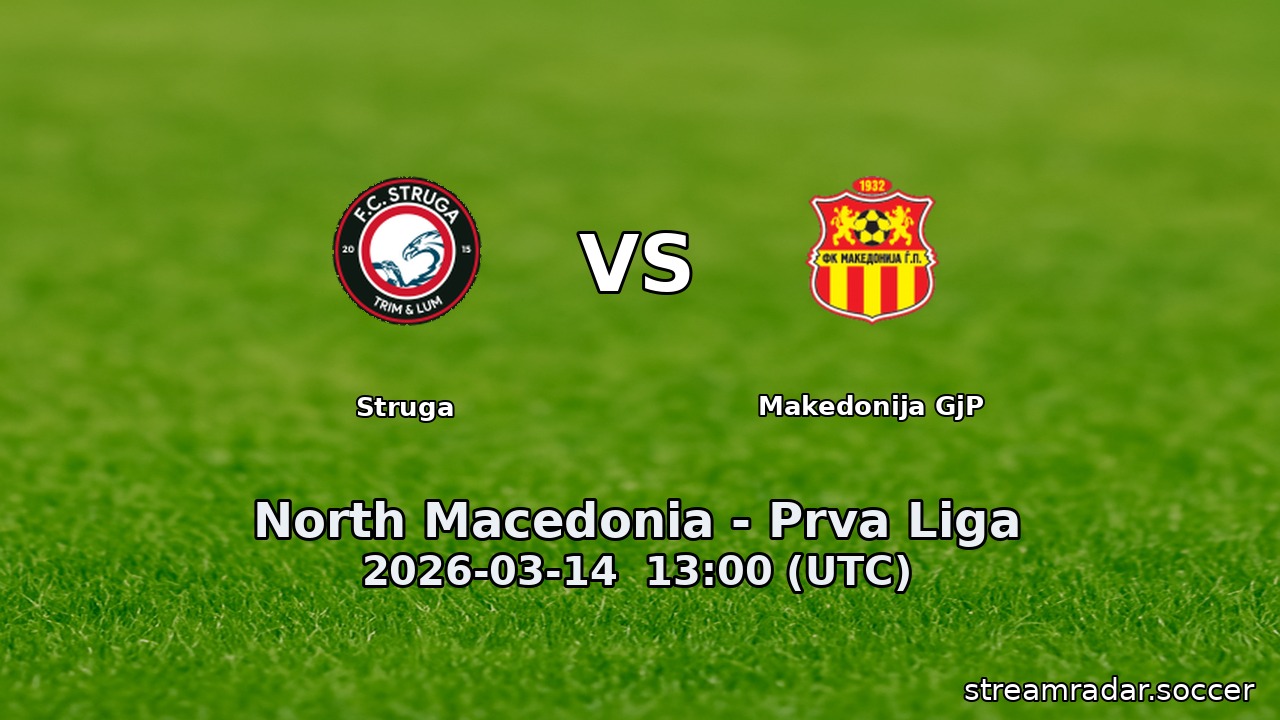 Struga vs Makedonija GjP