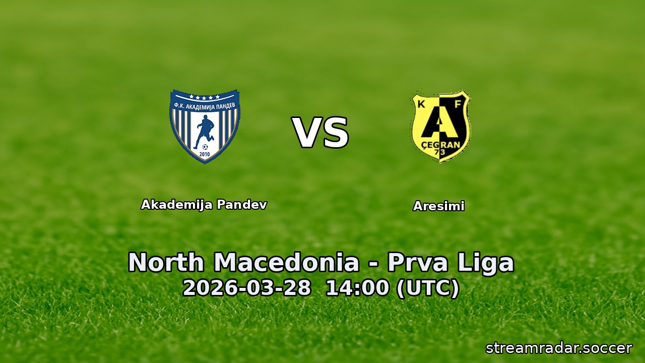 Akademija Pandev vs Aresimi