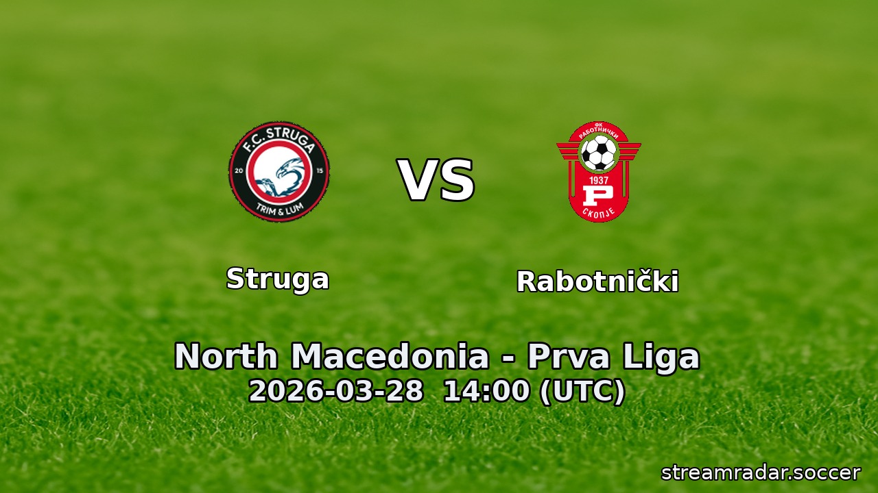 Struga vs Rabotnički