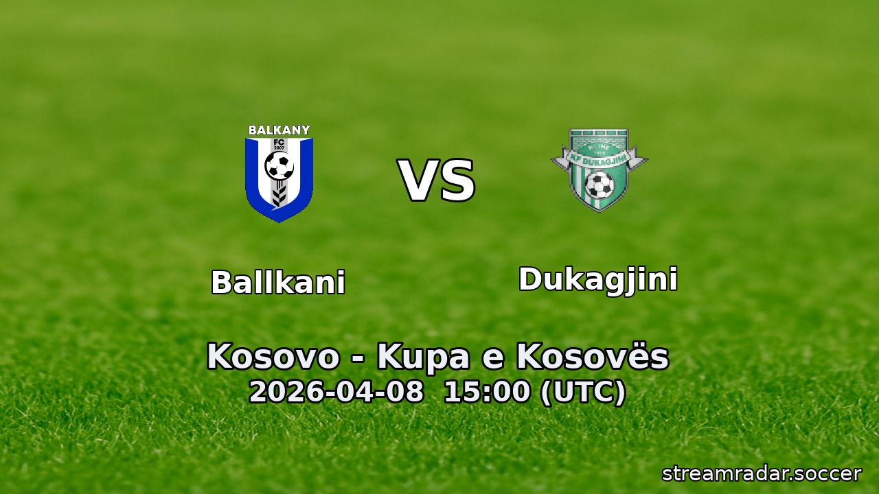 Ballkani vs Dukagjini