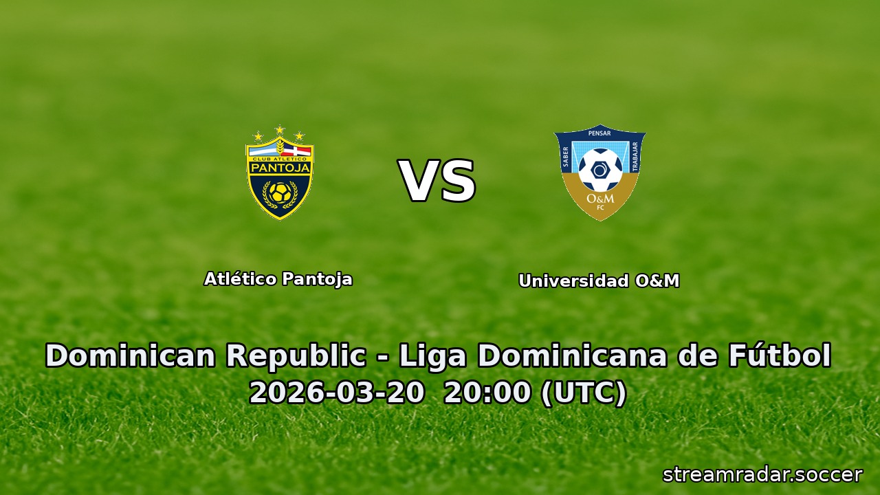 Atlético Pantoja vs Universidad O&M