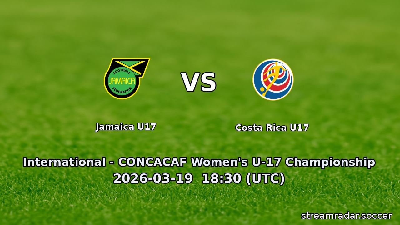 Jamaica U17 vs Costa Rica U17