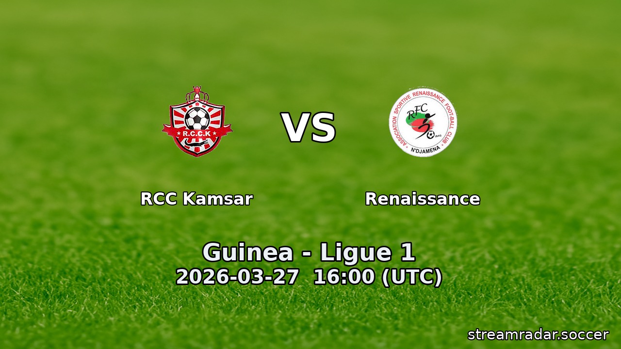 RCC Kamsar vs Renaissance