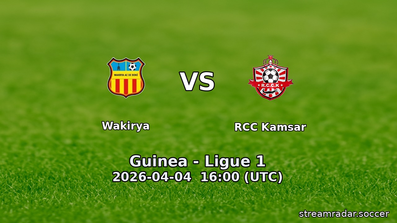 Wakirya vs RCC Kamsar