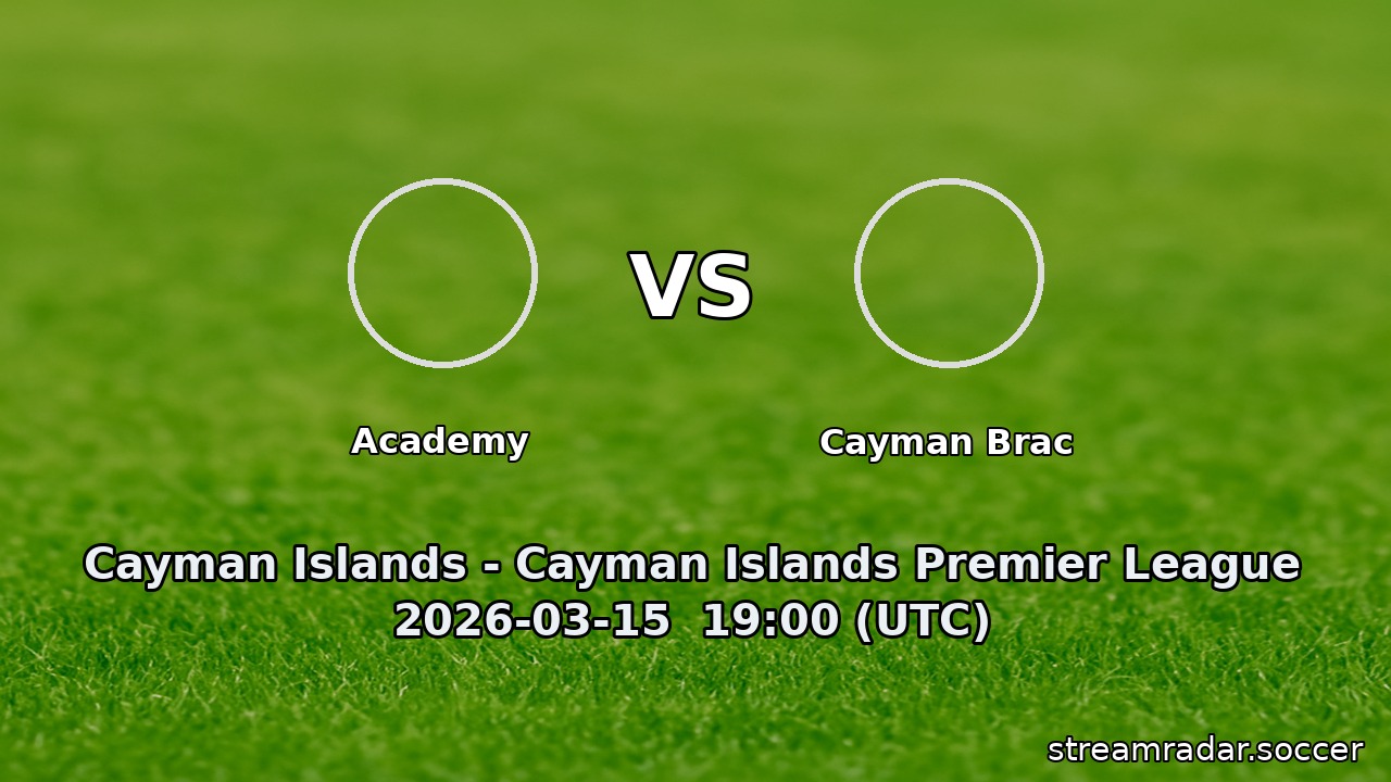Academy vs Cayman Brac