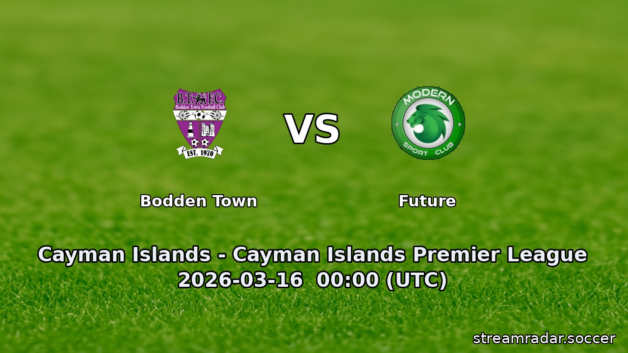 Bodden Town vs Future