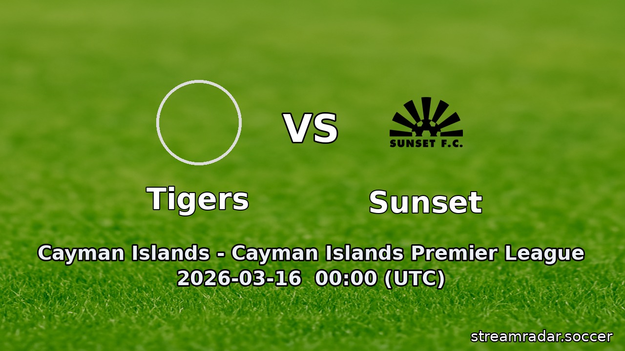 Tigers vs Sunset