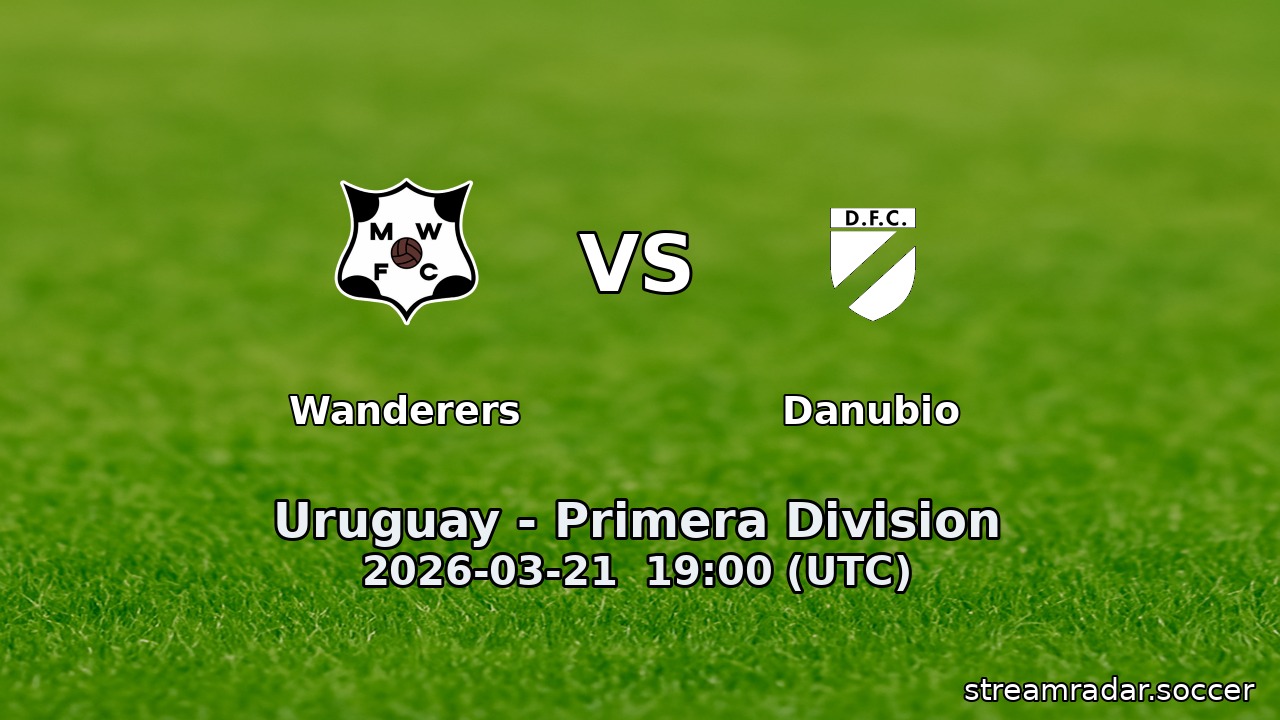 Wanderers vs Danubio