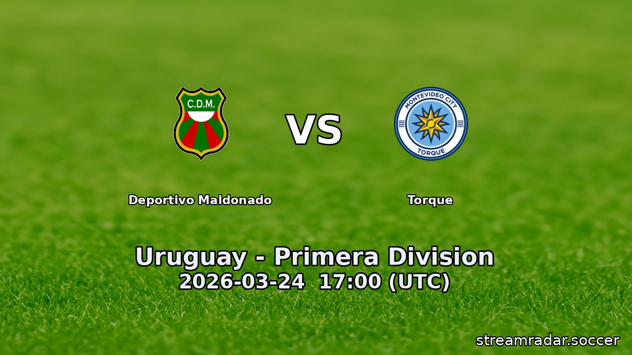 Deportivo Maldonado vs Torque