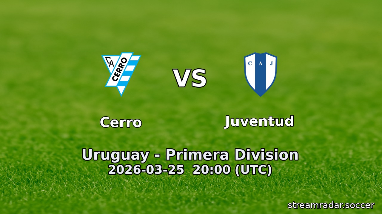 Cerro vs Juventud