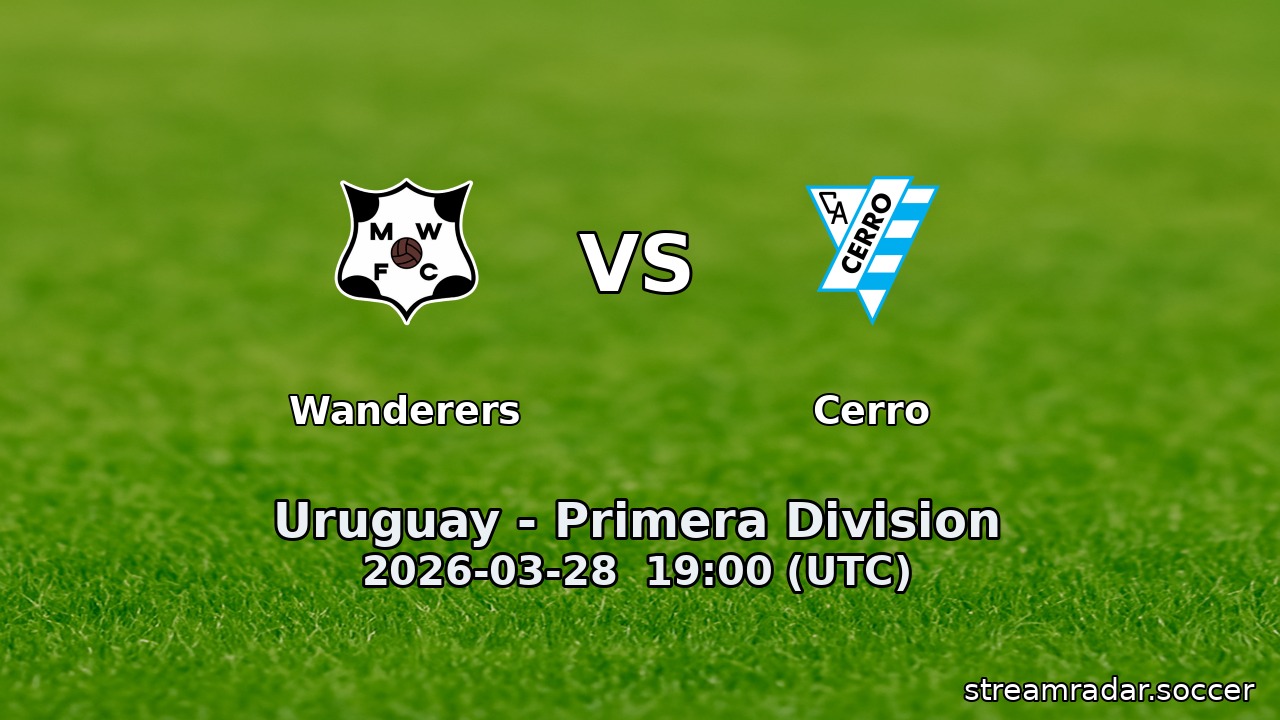 Wanderers vs Cerro