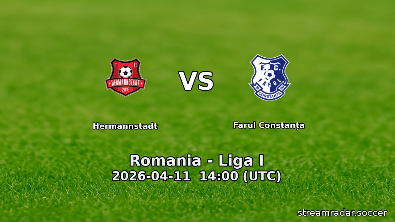 Hermannstadt vs Farul Constanța