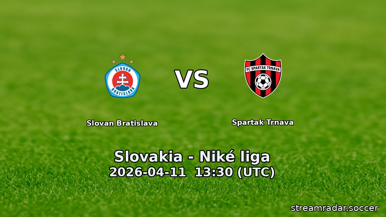 Slovan Bratislava vs Spartak Trnava