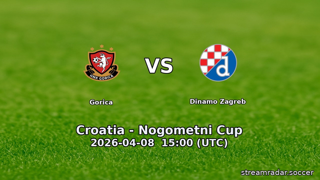 Gorica vs Dinamo Zagreb