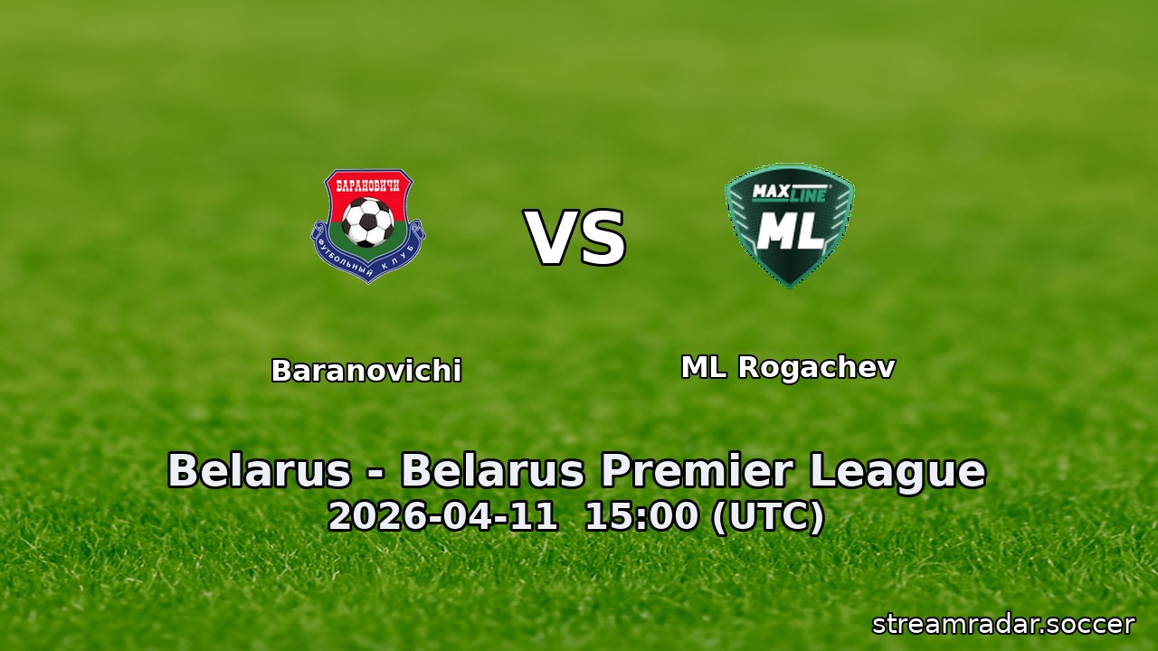 Baranovichi vs ML Rogachev