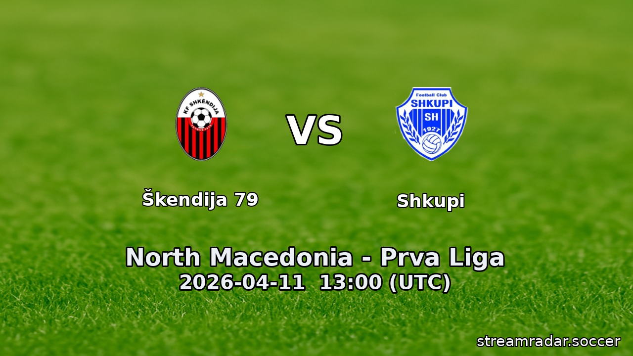 Škendija 79 vs Shkupi