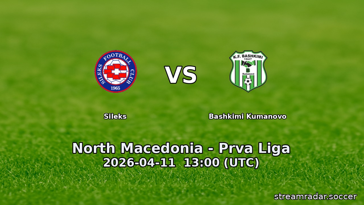 Sileks vs Bashkimi Kumanovo