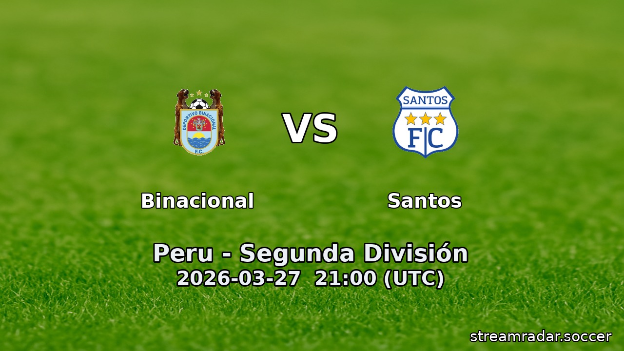 Binacional vs Santos