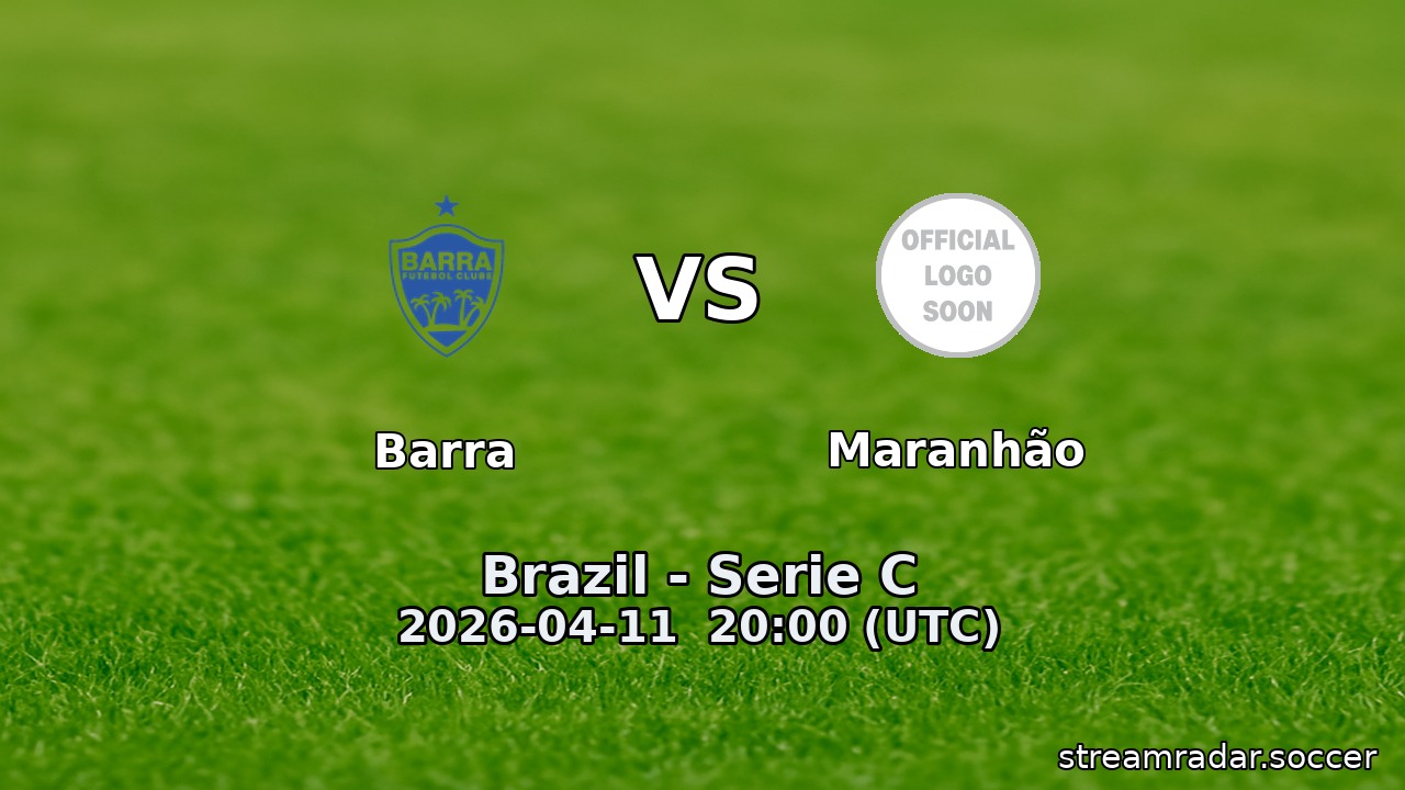 Barra vs Maranhão