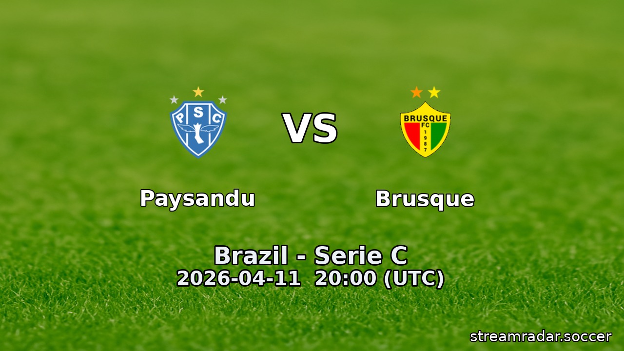 Paysandu vs Brusque