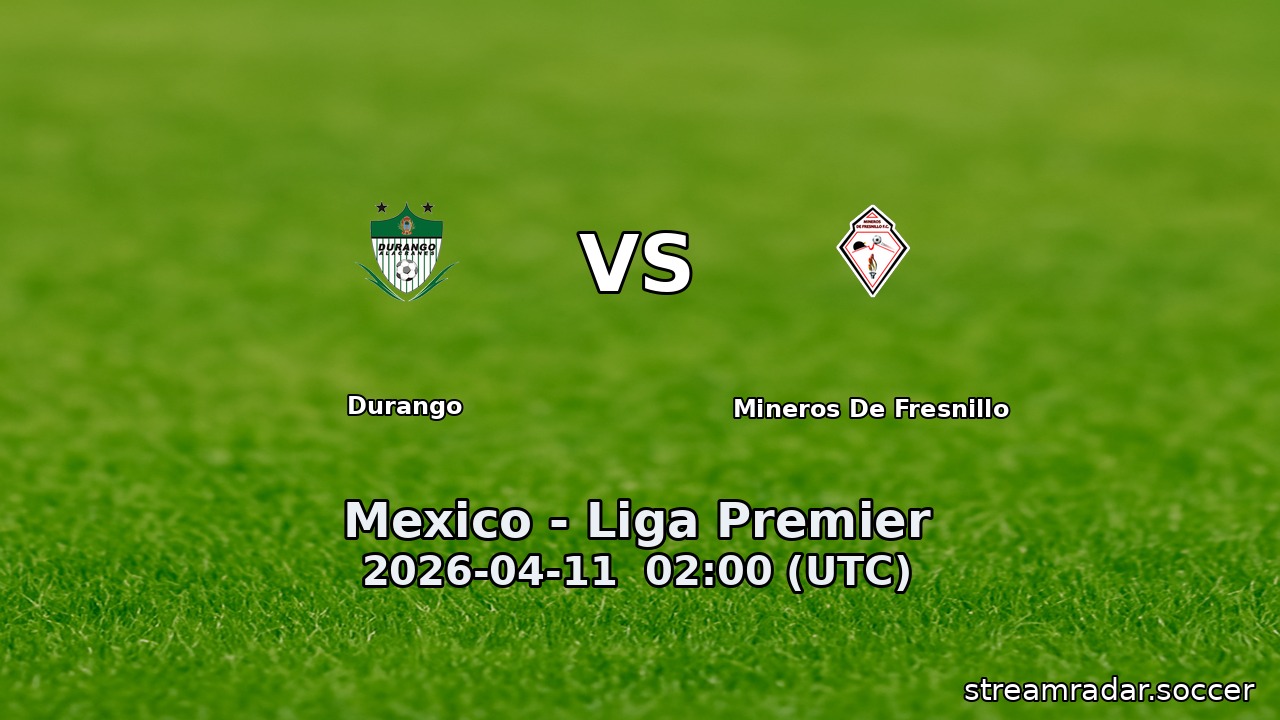Durango vs Mineros De Fresnillo