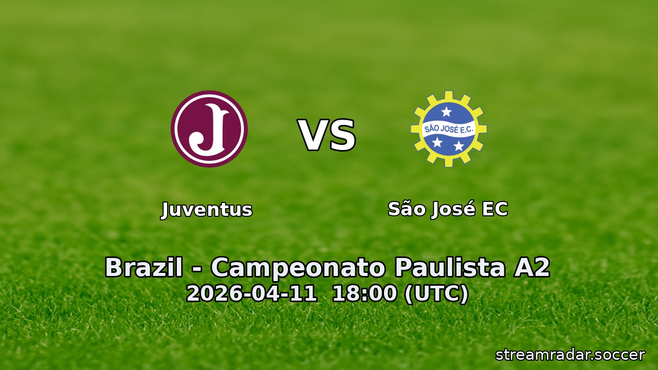 Juventus vs São José EC