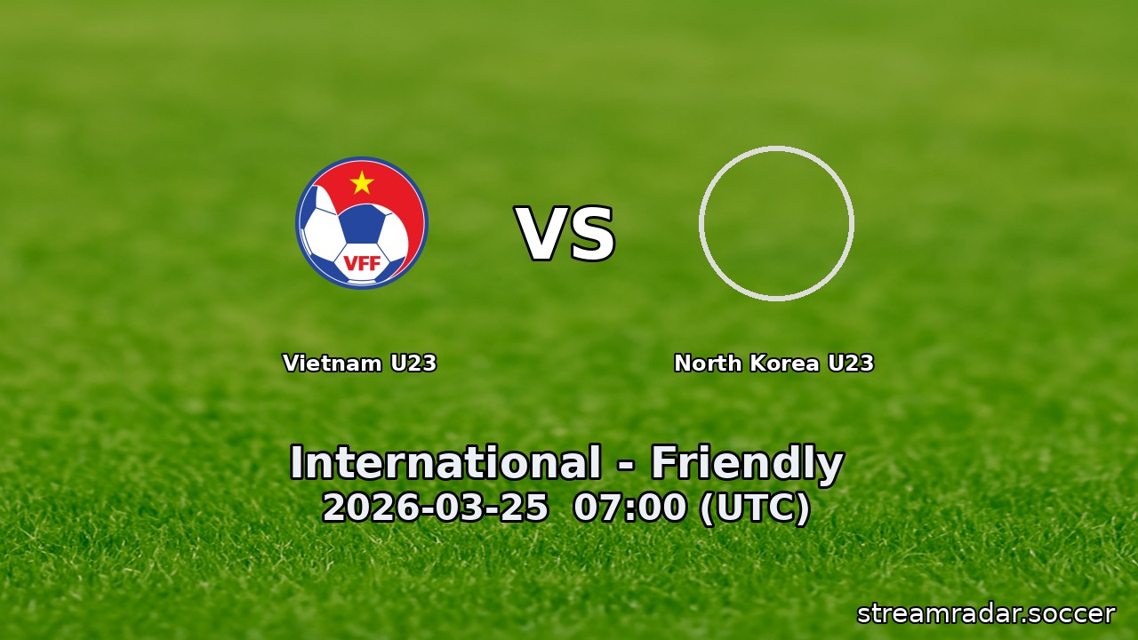 Vietnam U23 vs North Korea U23