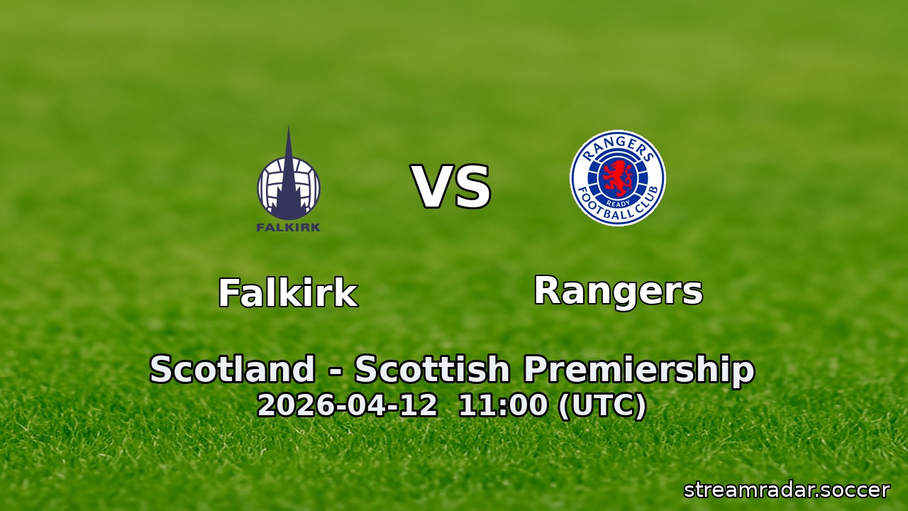 Falkirk vs Rangers