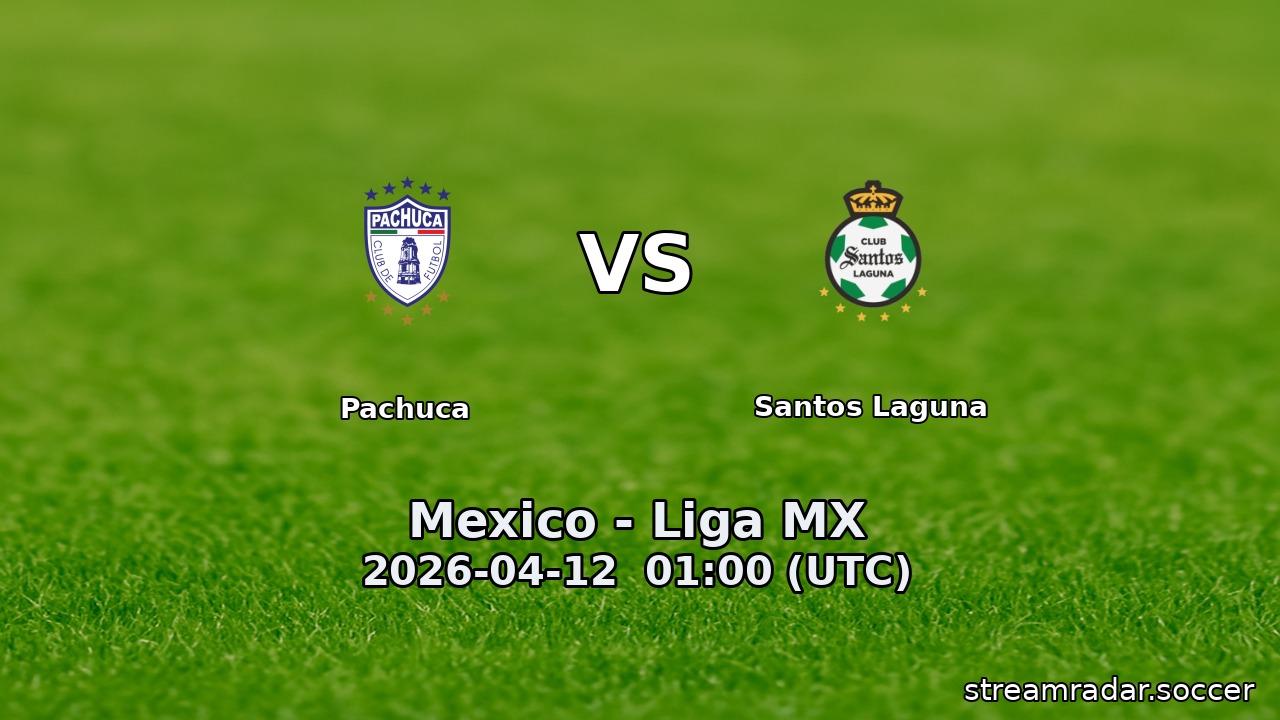 Pachuca vs Santos Laguna