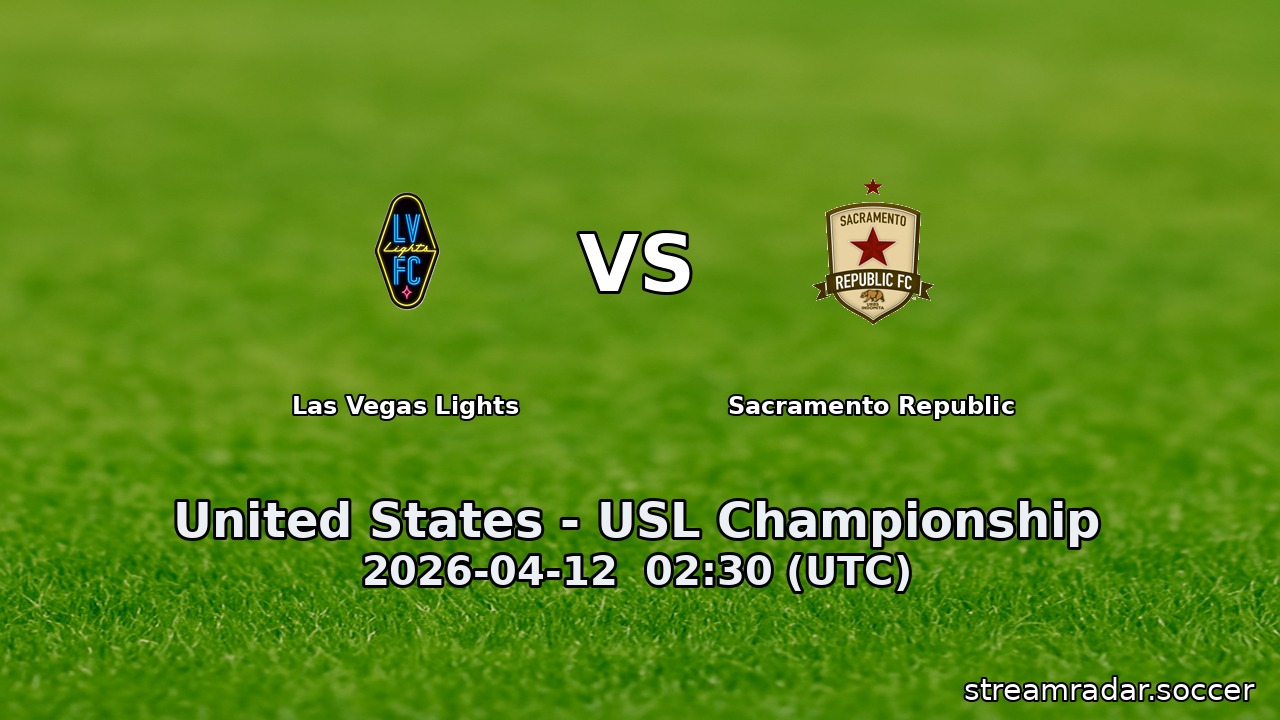 Las Vegas Lights vs Sacramento Republic