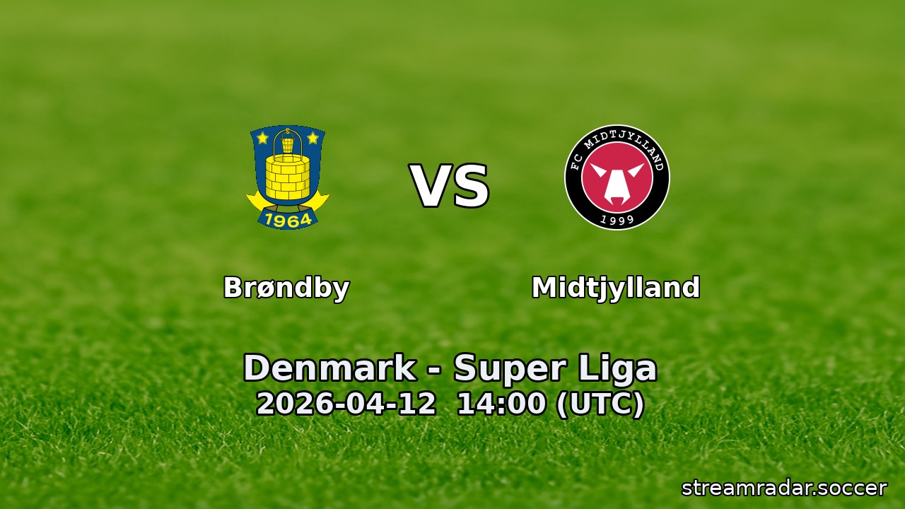 Brøndby vs Midtjylland