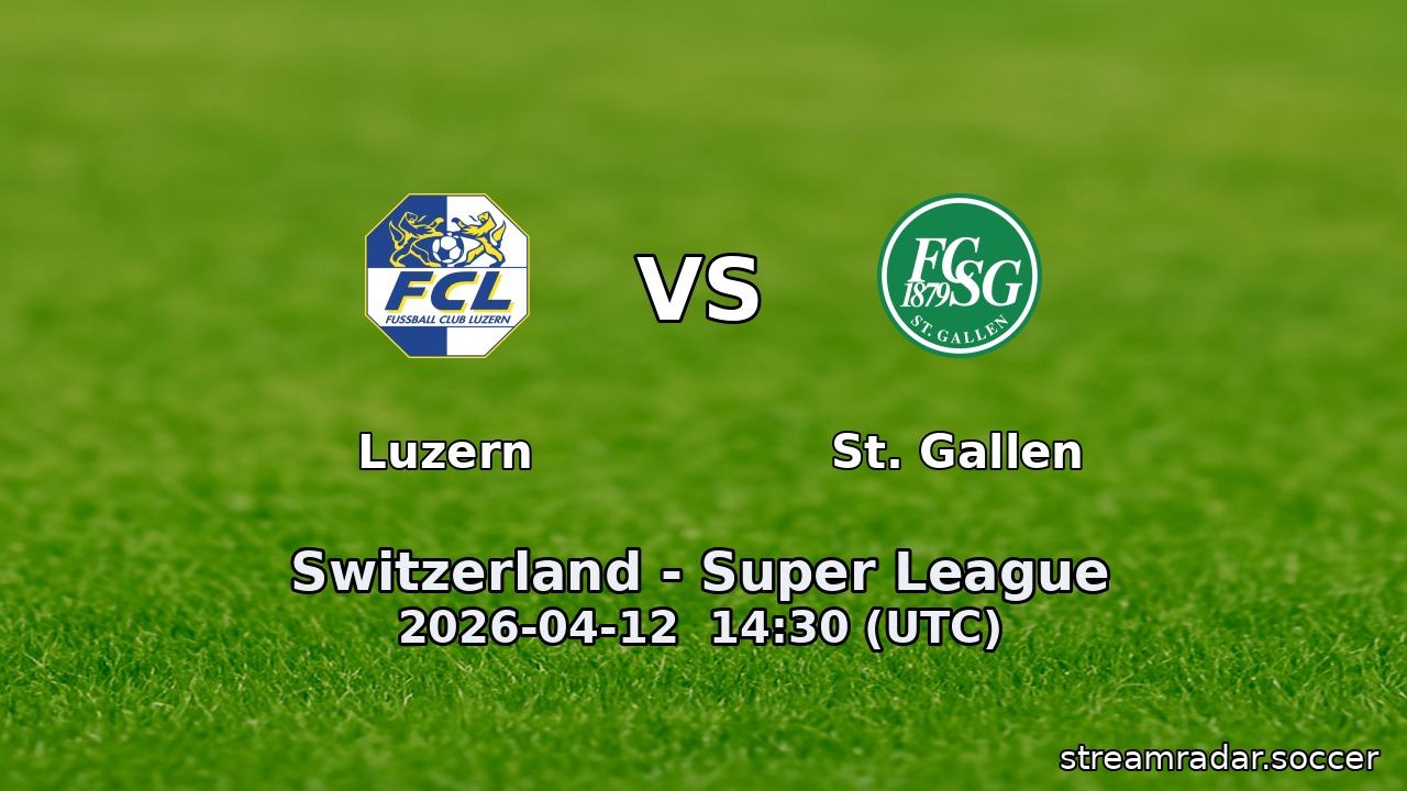 Luzern vs St. Gallen