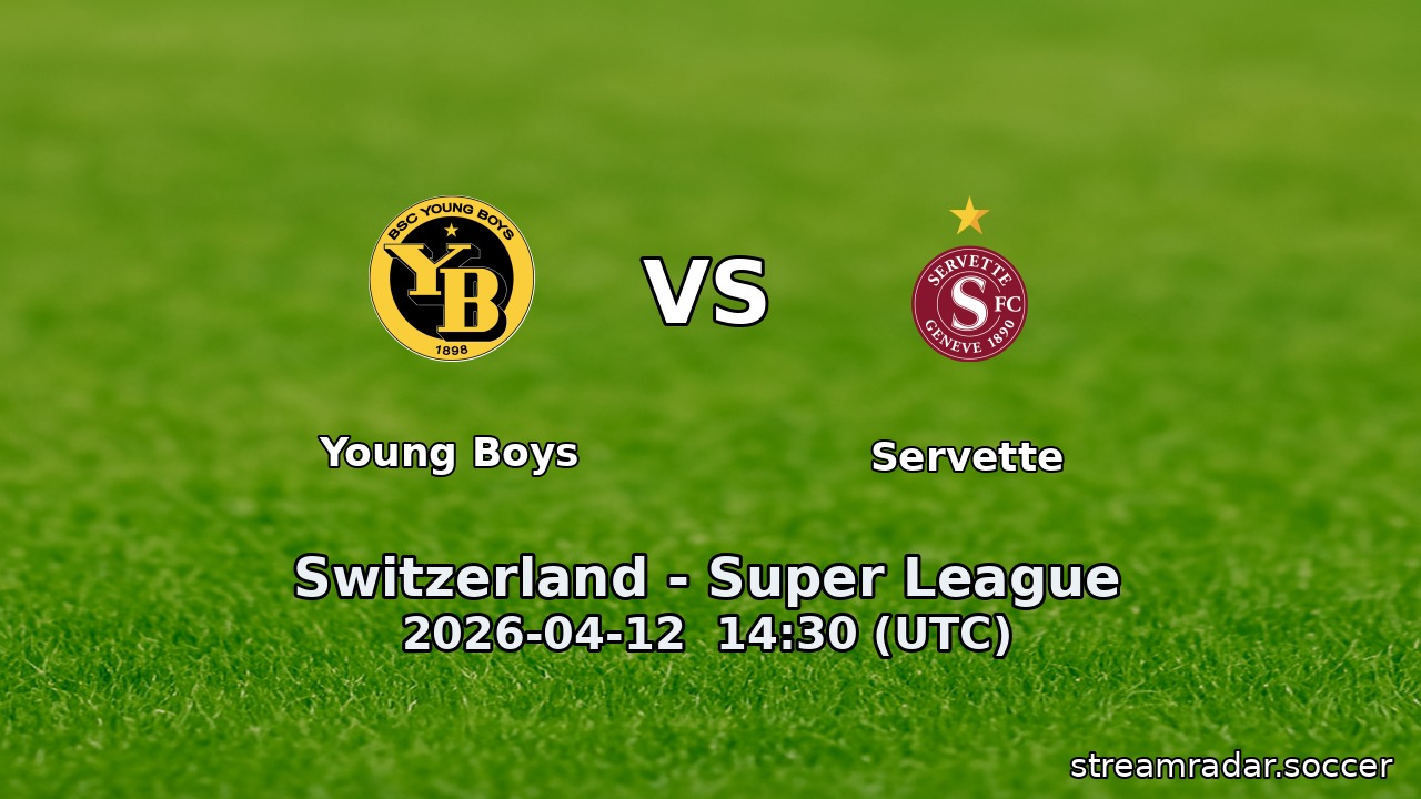 Young Boys vs Servette