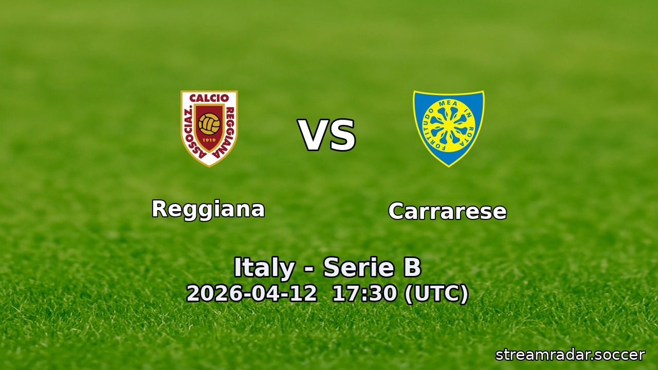 Reggiana vs Carrarese