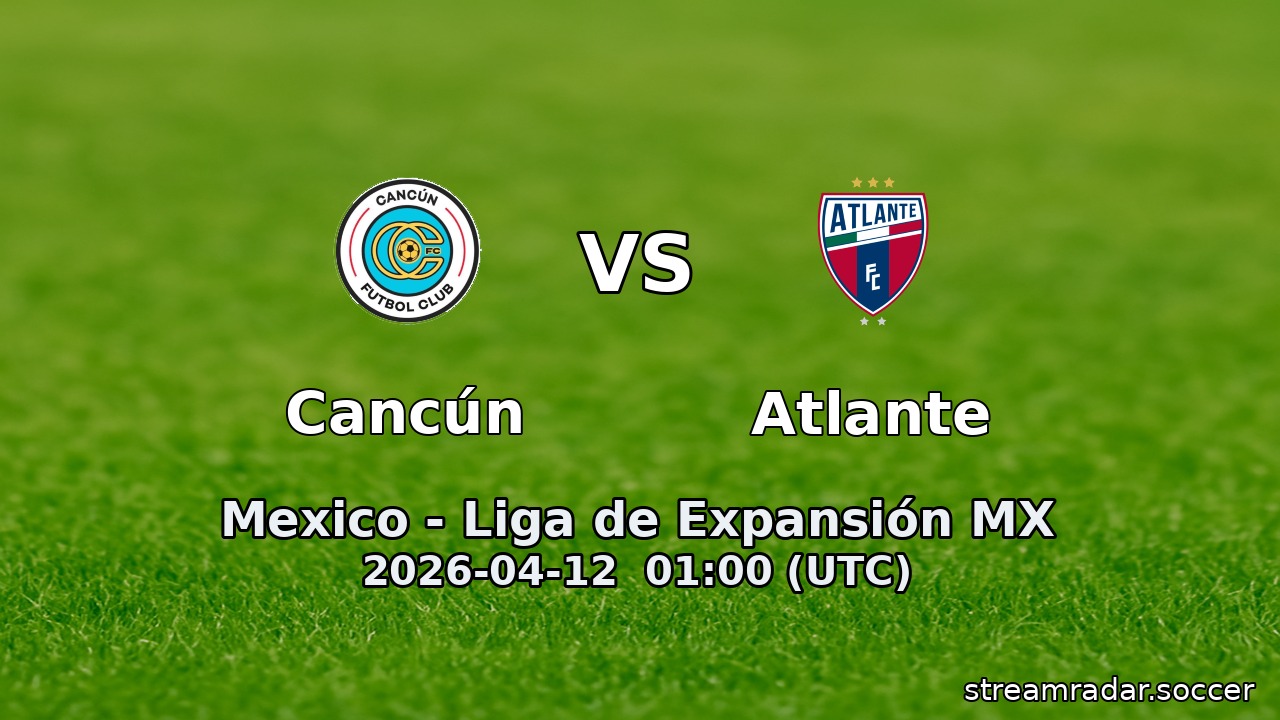 Cancún vs Atlante