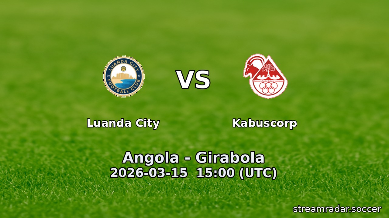 Luanda City vs Kabuscorp