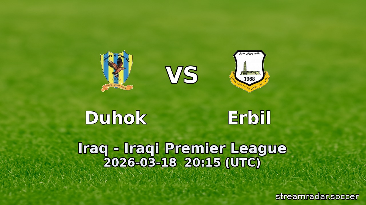Duhok vs Erbil