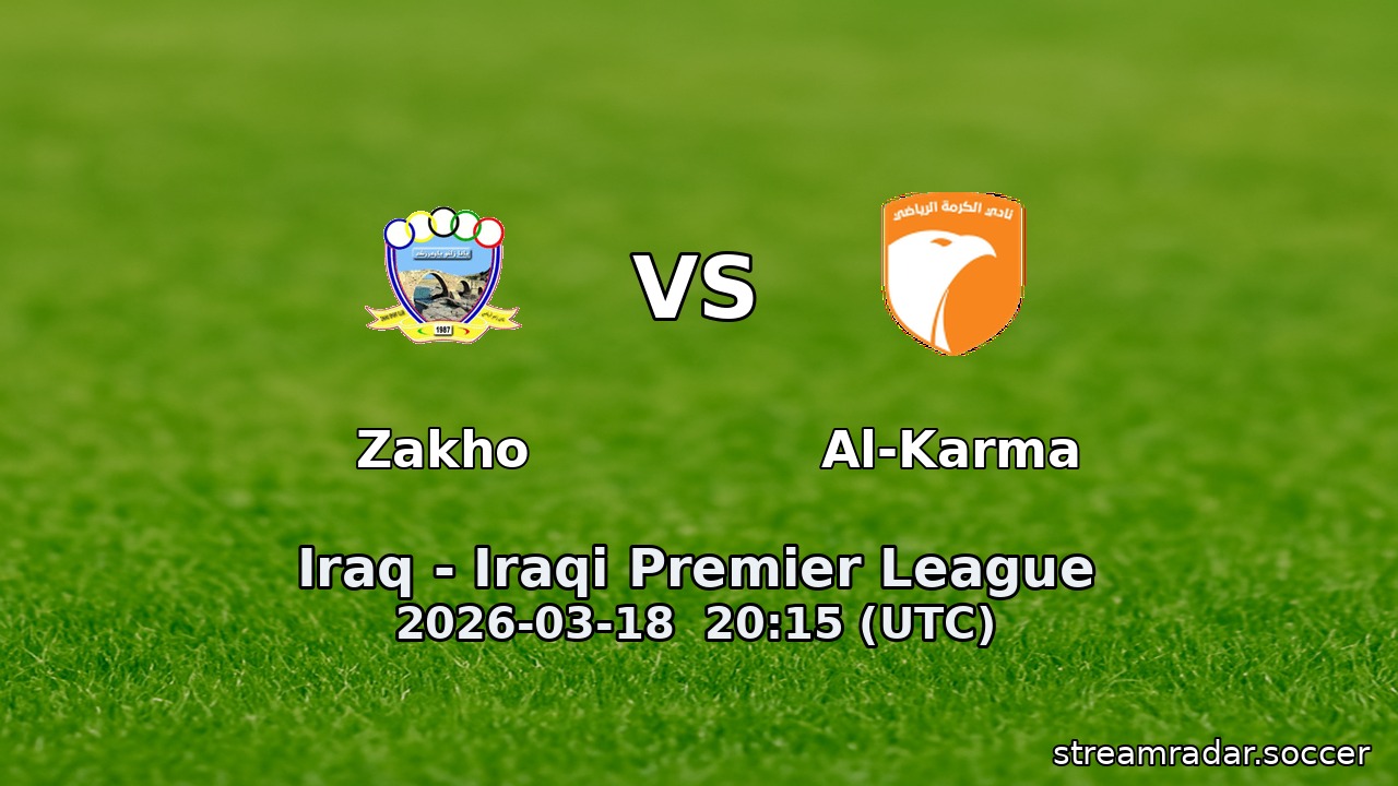 Zakho vs Al-Karma