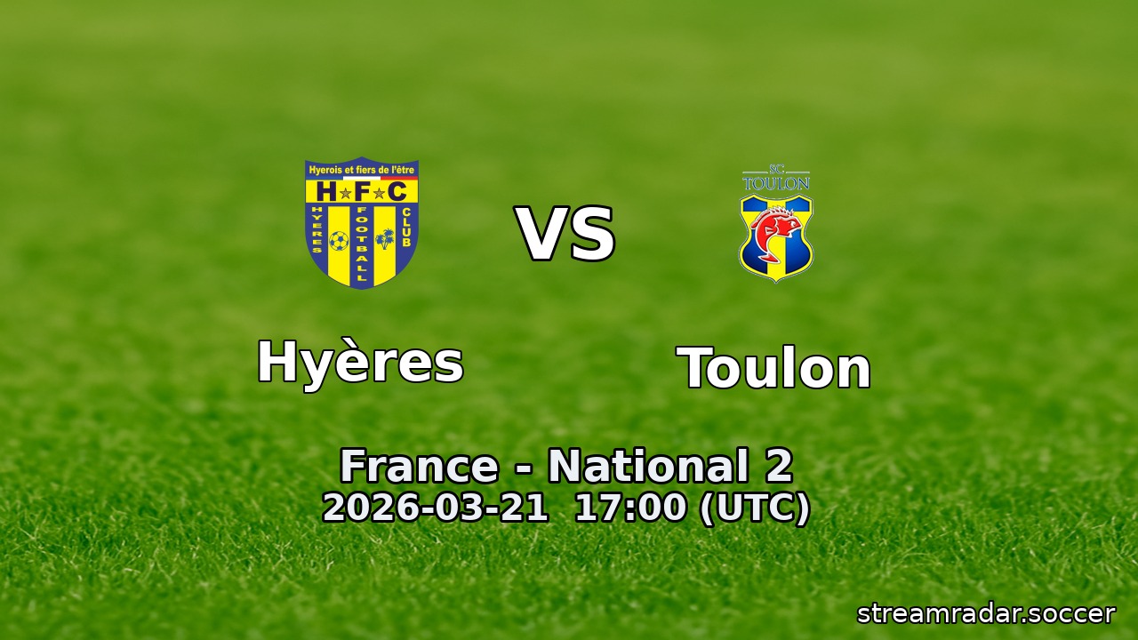 Hyères vs Toulon