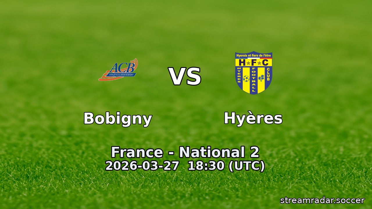 Bobigny vs Hyères