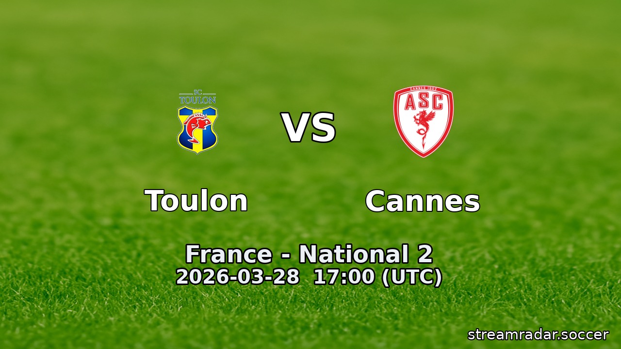 Toulon vs Cannes