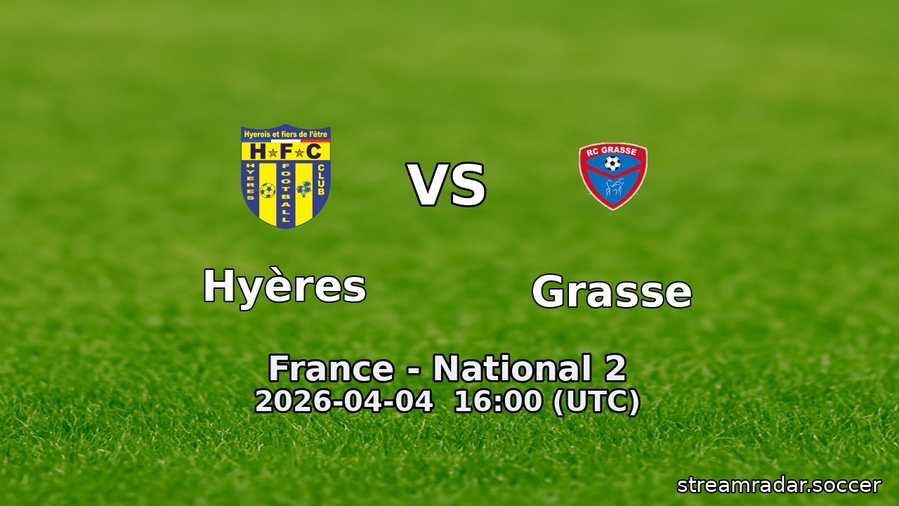 Hyères vs Grasse